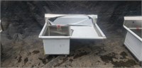 STAINLESS STEEL 1 COMPARTMENT SINK W/ 24" RIGHT