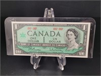 1967 Canadian Uncirculated Centennial 1$ Note