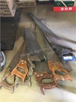 Lot of hand saws