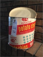 Snack Time potato chip cardboard container