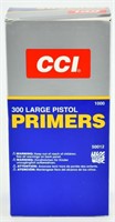 1000 Count of CCI #300 Large Pistol Primers