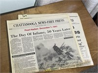 Chattanooga Times Newspapper of Gulf War