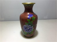 Chinese Cloisonné 12.5in Vase