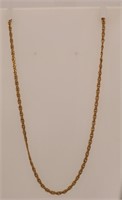 16" 14 Kt. Gold Necklace 4.2 G