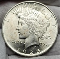 1925 Peace Silver Dollar