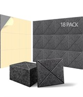 NEW $43 (12"x12") 18 Pack Acoustic Panels