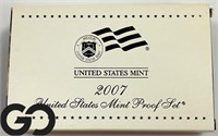2007 US Mint Proof Set, Box & CoA Included