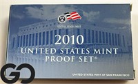 2010 US Mint Proof Set, Box & CoA Included