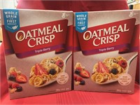 Cereal 'Oatmeal Crisp', Triple Berry, 399g x2