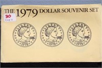 1979 SUSAN B ANTHONY SOUVENIR DOLLAR SET