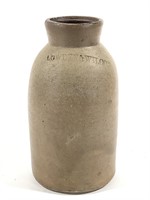 Vtg PA Stoneware Crock Jar, Cowden & Wilcox Stamp