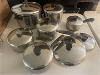 Revere pot & pan,  4 - Copper bottom Revere pan