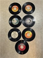 (7) Vintage 45 rpm Records