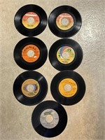 (7) Vintage 45 rpm Records