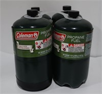 New 4 Coleman Fuel Canisters Propane Fuel 16.4 oz