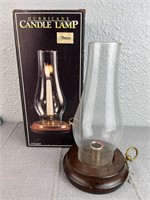 Vintage Hurricane Candle Lamp in Original Box