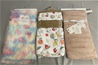 3 New Baby Blankets