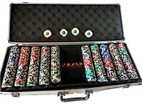 "Dallas Maverick" Themed Poker Set with Case