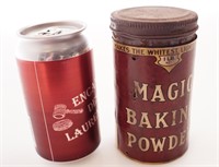Contenant de Magic baking powder vintage
