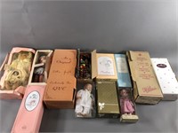 12pc Collector & Fashion Dolls in Box w/ Gotz