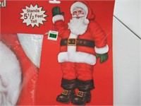Life-Size 5 1/2Ft  Cardboard Santa