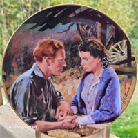 Vintage GWTW 3rd Series Signed Plate + COA