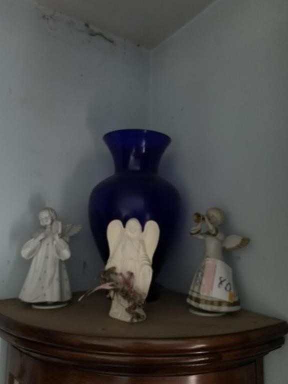 Angels and Blue Vase