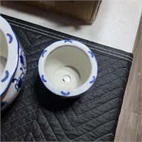 * Floral Porcelain Ceramic Decorative Flower Pot