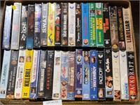 BOX OF VHS MOVIES