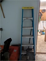 warner fiberglass ladder 6'