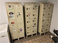 3 - Republic Storage Sys. Co. Metal Lockers