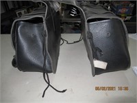 Set of Leather Saddle Bags