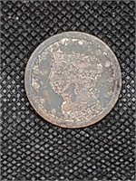 1853 Braided Hair Half Cent