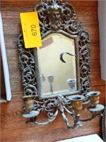 MIRROR/CANDLE WALL SCONCE