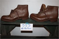 BOL-TAN SIZE 11 HORSEHIDE BOOTS
