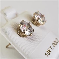 $240 10K  CZ Earrings