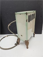 Vintage Porcelain Enamel Heater 10 x 16" high