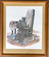 Wildlife Print "Soon The Chase", 1987
