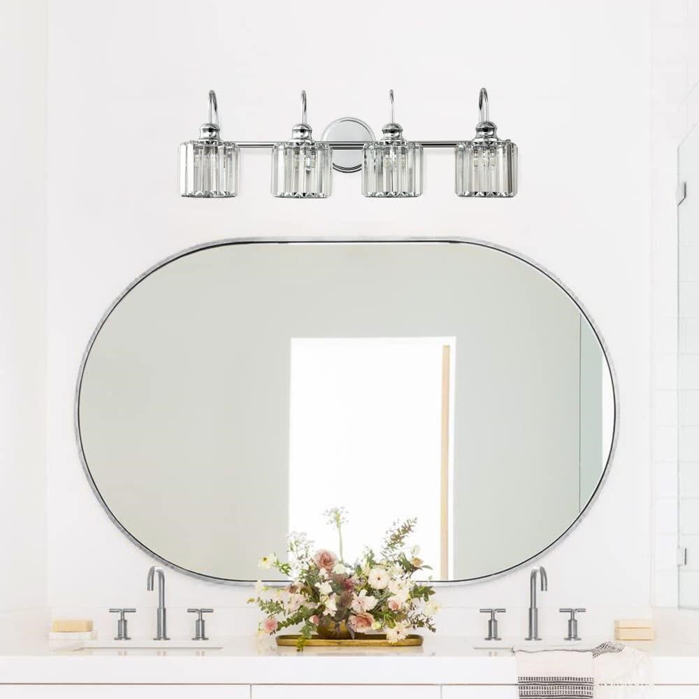 Modern Bathroom Vanity Light Fixtures 4 Light