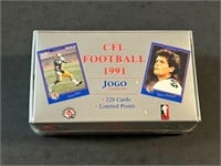 1991 Jogo CFL Football Complete Factory Set MINT