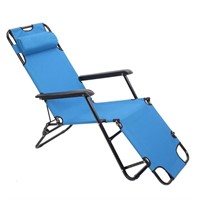 N7628  Zimtown Patio Reclining Lounge Chair
