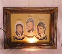 Presidential lot: 1960's MLK, JFK, RFK photo print