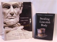 Abraham Lincoln: 3 books - DVD - bookends, 3" tall