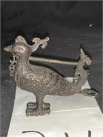 OLD CHINESE FOLK PHOENIX FENGHUANG BIRD LOCK &