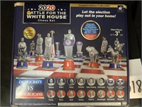 2020 BATTLE FOR THE WHITE HOUSE CHESS SET - NIB