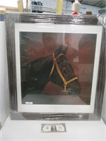 Sign numbered horse print, 23 x 25"