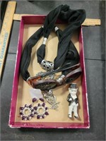 Lot of Jewelry, Sunglasses, Owl, Japan Person