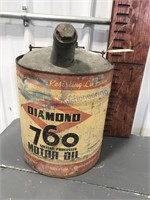 Diamond 760 Motor Oil 5-gallon can