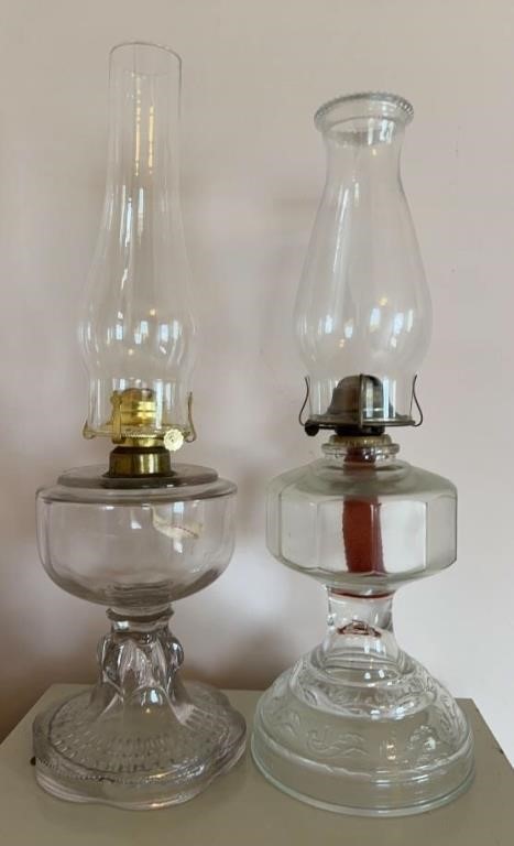 (2) OIL LAMPS