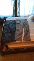 Two pairs of 34/32 Cabelas XPG fishing pants